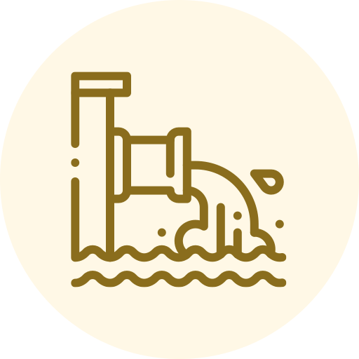 Sewage cleanup service icon for Command Restoration.