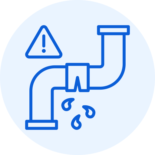 Water damage restoration service icon for Command Restoration.